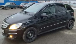 Дефлекторы окон (ветровики) Mercedes Benz B-klasse (W245) 2005-2011 (Мерседес 245) Кобра Тюнинг